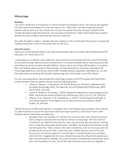 Miscarriage - Gundersen Health System