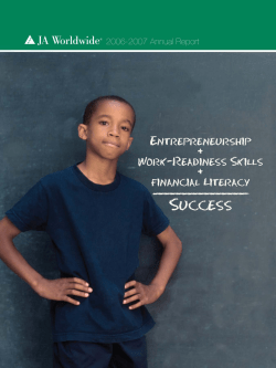 Annual Report 2006-2007 - Junior Achievement USA