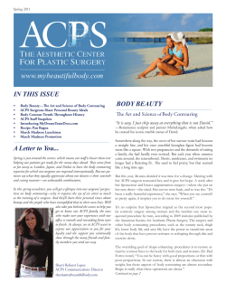 Body Contour Trends - Aesthetic Center for Plastic Surgery