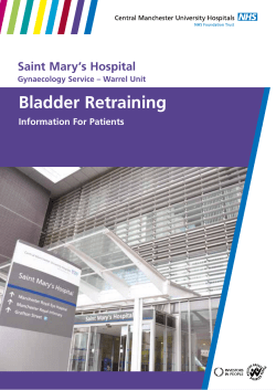 Bladder Retraining