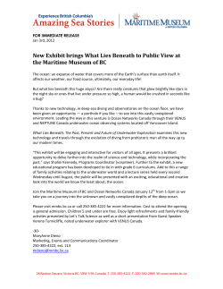 New Exhibit brings What Lies Beneath to Public View at the Maritime