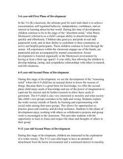 Montessoir Curriculum Full Overview