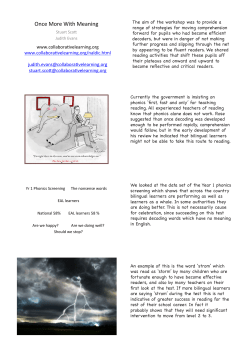 Once More With Meaning