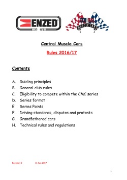 CMC RULES 2016-17 - Central Muscle Cars