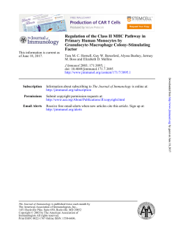 Factor Granulocyte-Macrophage Colony