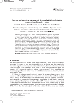 Genotype and phenotype schemata and their role in distributed