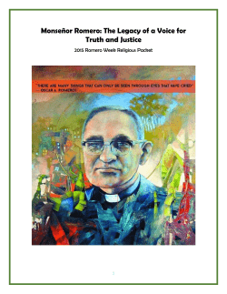 Romero Religious Packet 2015
