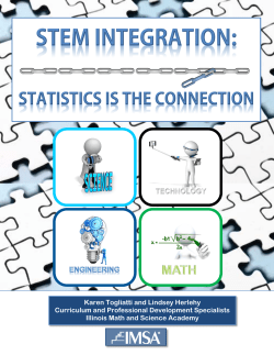 STEM Integration_Statistics is the Connection