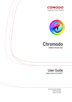 Chromodo Private Browser - User Guide