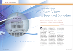 Presidential Management Fellows program offers solution to federal