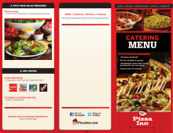 catering - Pizza Inn