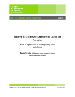 2015:4 Exploring the Link Between Organizational Culture and