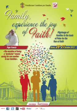 Rome, 26-27October 2013 &laquo;The vocation of being a &ldquo;protector