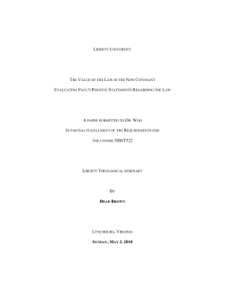 Paul and the Law - Brad Brown, Magic