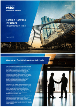 Foreign Portfolio Investors