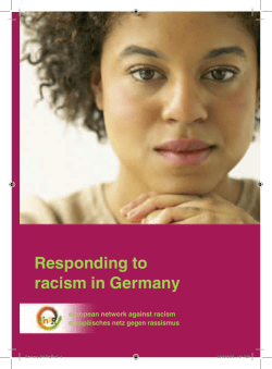 Responding to racism in Germany