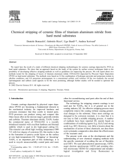 Chemical stripping of ceramic films of titanium aluminum nitride from
