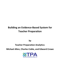 - Council for the Accreditation of Educator