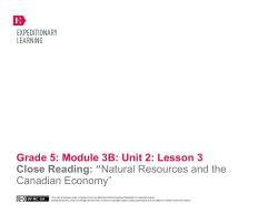 Grade 5: Module 3B: Unit 2: Lesson 3 Close Reading: &ldquo;Natural