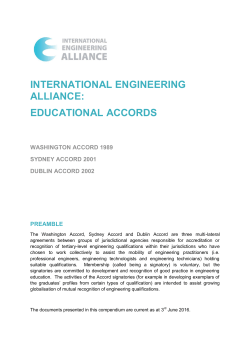 Rules and Procedures - International Engineering Alliance