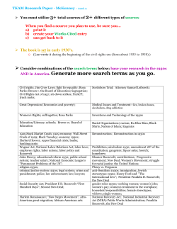 resources
