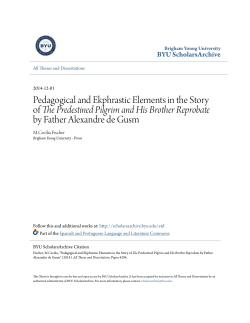 Pedagogical and Ekphrastic Elements in the Story of