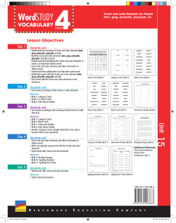 Kit 4_Unit 15_TG.indd - Benchmark Word Study Resource