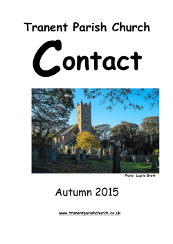 Autumn 2015 - Tranent Parish Church