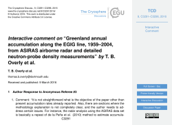 Author Response to Anonymous Referee #3