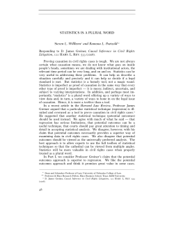 statistics is a plural word