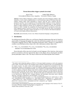 Person hierarchies trigger syntactic inversion