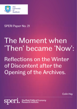 The Moment when `Then` became `Now`