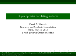 Dupin cyclides osculating surfaces