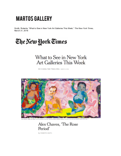 The New York Times, March 31, 2016