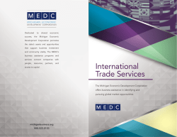 International Trade Services - Michigan Economic Development
