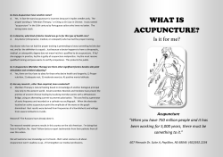Q. Does Acupuncture have another name