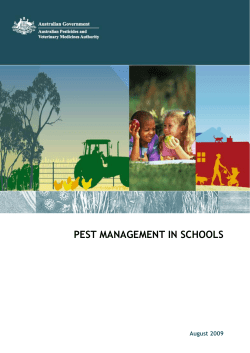 Pest Management in Schools