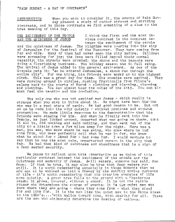 AND THE QUIETNESS OF JESUS