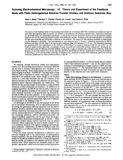 Scanning Electrochemical Microscopy. 12. Theory and Experiment