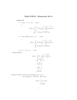 Math 21B-B - Homework Set 6