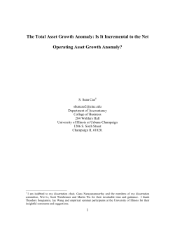 The Total Asset Growth Anomaly: Is It