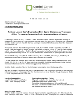 Read more in this release - Tennessee Bar Association