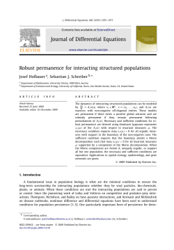 Robust permanence for interacting structured populations