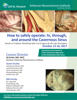 How to safely operate: In, through, and around the Cavernous Sinus