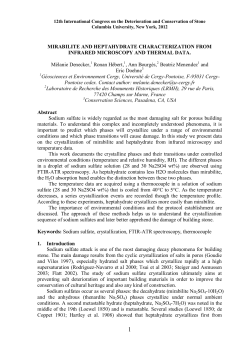 MIRABILITE AND HEPTAHYDRATE