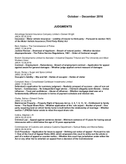 Current Awareness Bulletin # 69 October &ndash; December 2016