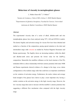 Descargar - GlaSS, glasses, glass-ceramics and sol