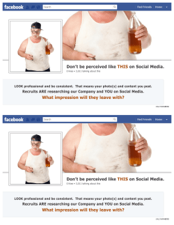 Don`t be perceived like THIS on Social Media. What impression will