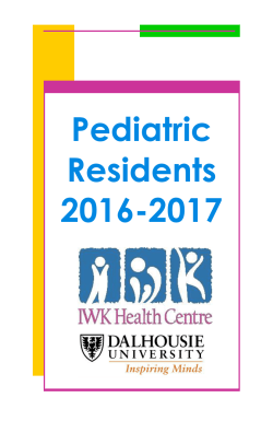 Pediatric Residents 2016-2017