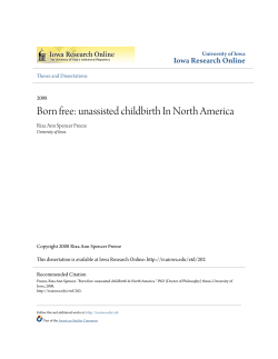 Born free: unassisted childbirth In North America